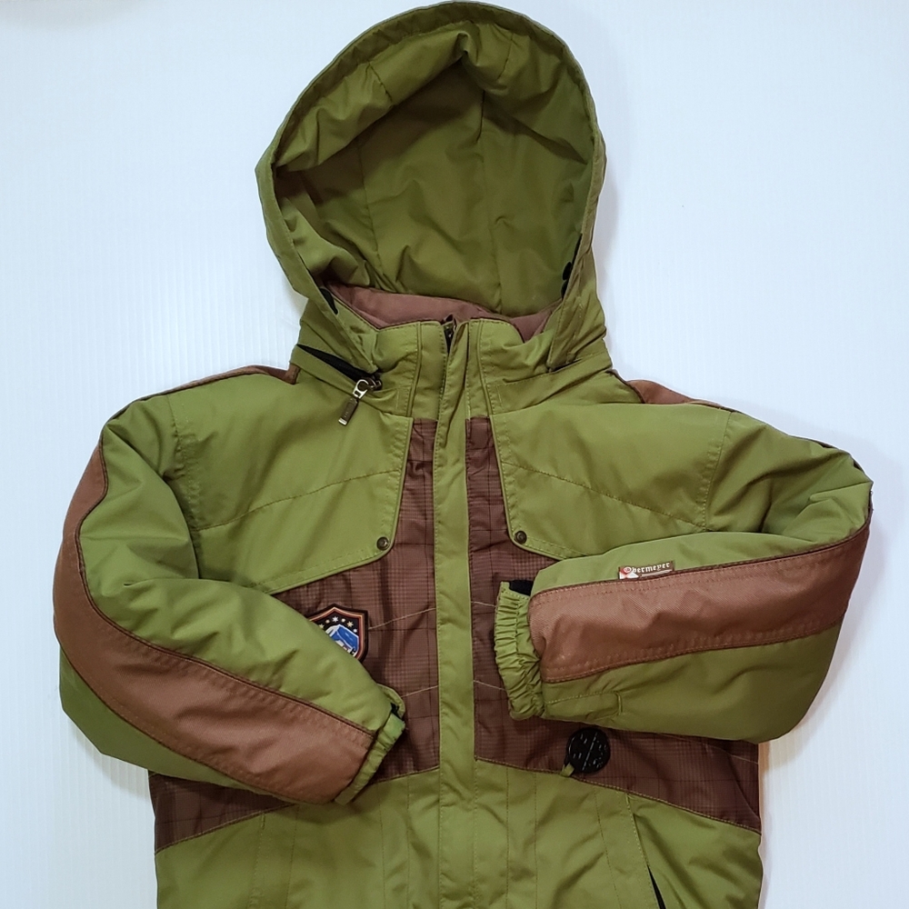 Obermeyer Kids Winter Ski Jacket Parka Waterproof Puffer - Picture 2 of 10